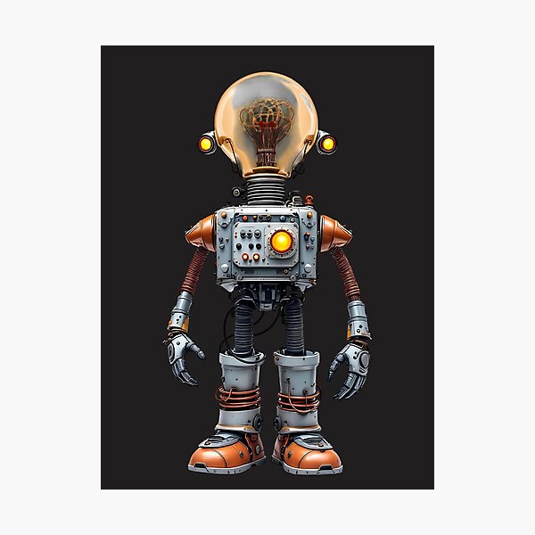 Item preview, RetroRobot #5 designed and sold by reimaige.