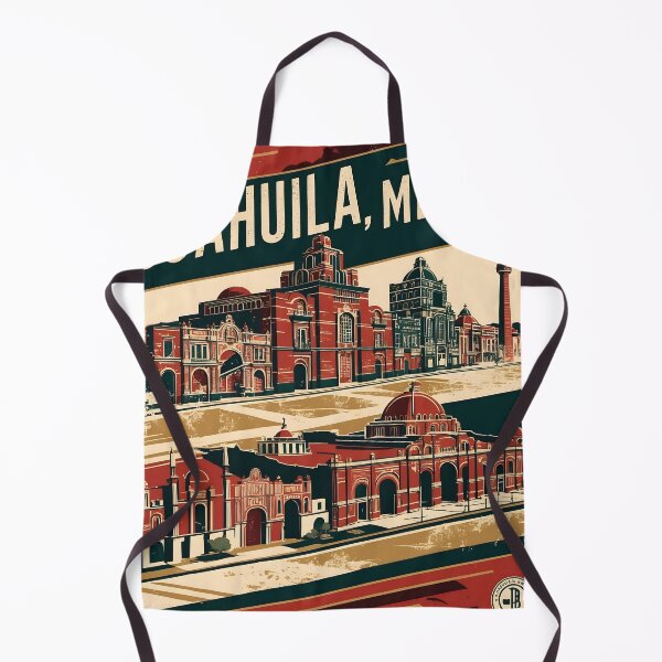 Item preview, Coahuila Mexico Magic Town Vintage Travel Tourism  designed and sold by TravelersGems.