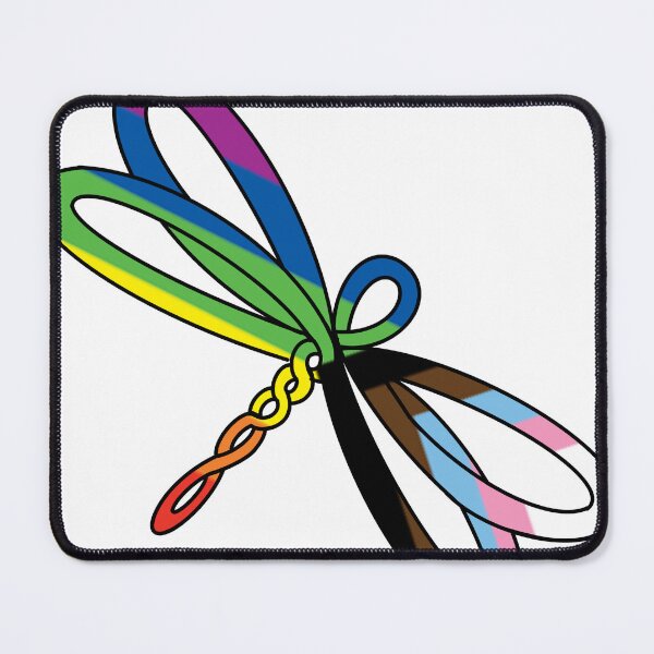 Item preview, Pride Dragonfly Knot - Progress designed and sold by cjo582.