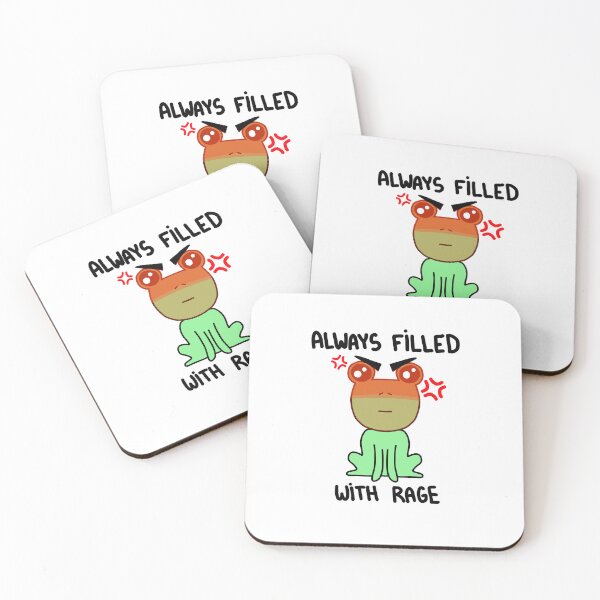 Item preview, Always Filled With Rage Frog designed and sold by BlossomYumi.