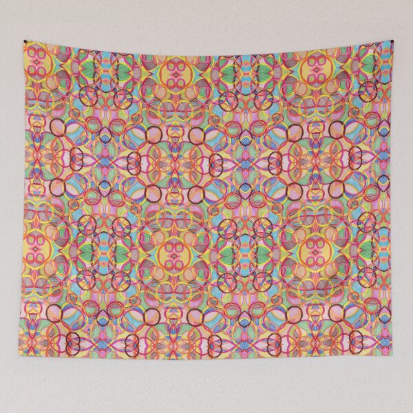 Item preview, abstract acrylic painting art print pattern designed and sold by adbrotherstudio.