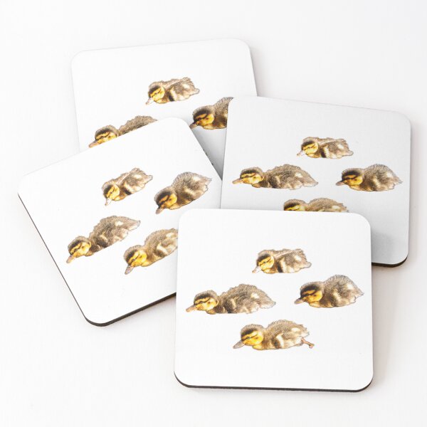 Item preview, Four little ducklings swimming.  designed and sold by CryptoLadyGabi.
