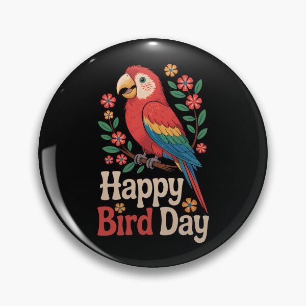 Item preview, Happy National Bird Day designed and sold by AlchemyColor.