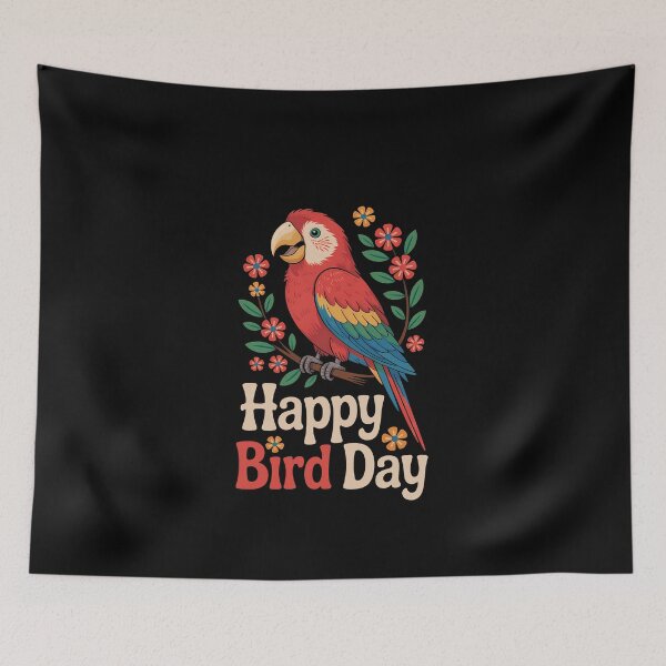 Item preview, Happy National Bird Day designed and sold by AlchemyColor.