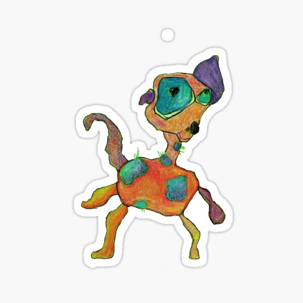 Happy Dog Sticker