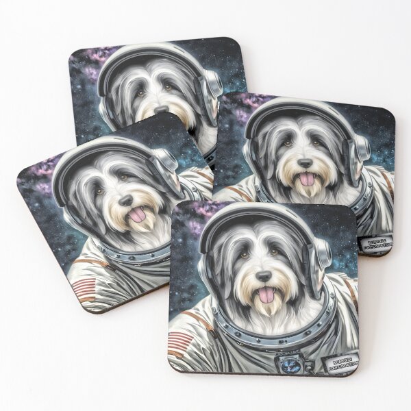 Item preview, Bearded Collie Space Exploration  designed and sold by NikkiBear67.