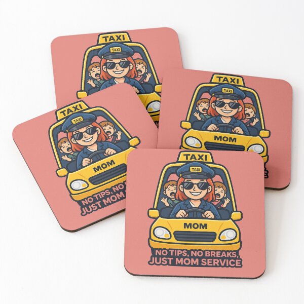 Item preview, Mom’s Taxi Service – No Tips, No Breaks designed and sold by SilaShop222.