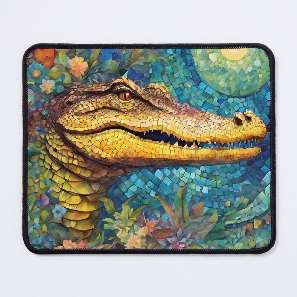 Item preview, Mosaic Crocodile Head designed and sold by purplesensation.