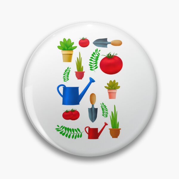 Item preview, Planting Gardening Tools and Plants Design Pattern designed and sold by Maya Draws Magic.
