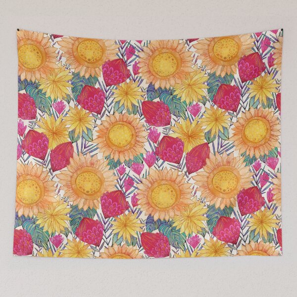Item preview, Spring Garden - Cream designed and sold by inkedinred.