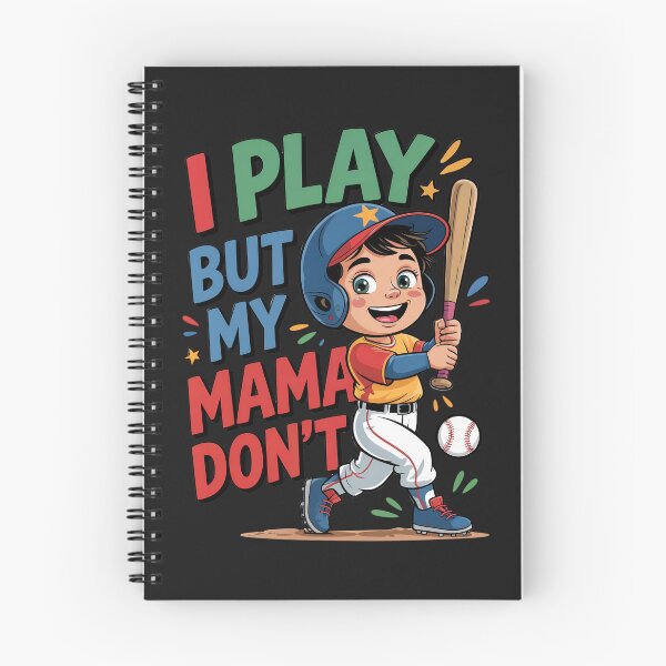Item preview, I Play But My Mama Don't: Fun Youth Baseball Design For Little Athletes designed and sold by elynne9.