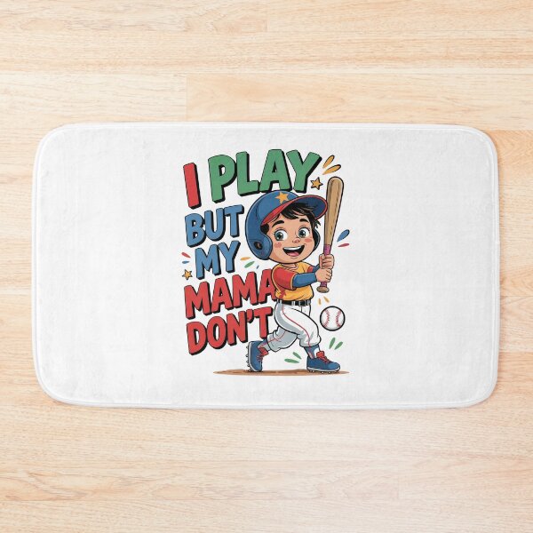 Item preview, I Play But My Mama Don't: Fun Youth Baseball Design For Little Athletes designed and sold by elynne9.