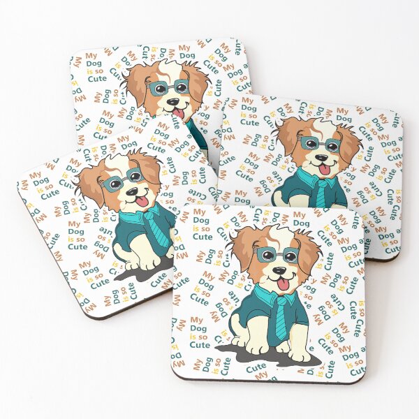 Item preview, Adorable Dog Art with "My Dog is So Cute" designed and sold by dredesignshop1.