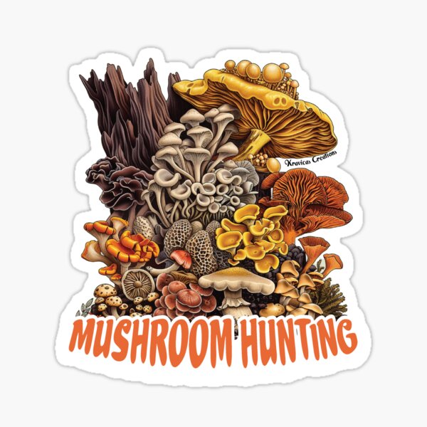 Item preview, KCMU002a Mushroom Hunting (smooth) designed and sold by KravicasCreations.