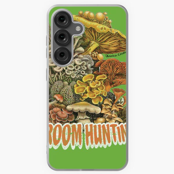 Item preview, KCMU002b Mushroom Hunting (stamp) designed and sold by KravicasCreations.
