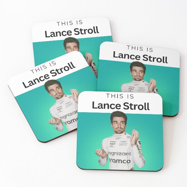 Item preview, lance stroll f1 aston martin poster designed and sold by MAISONDEPODIUM.
