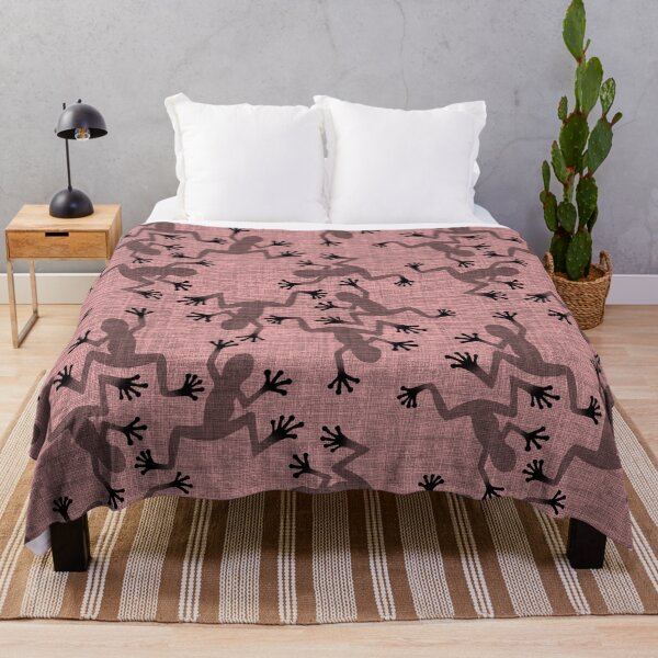 Item preview, Frogs on the Sheets - Pink designed and sold by marialindemann.