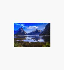 Milford Sound Queenstown New Zealand Art Board