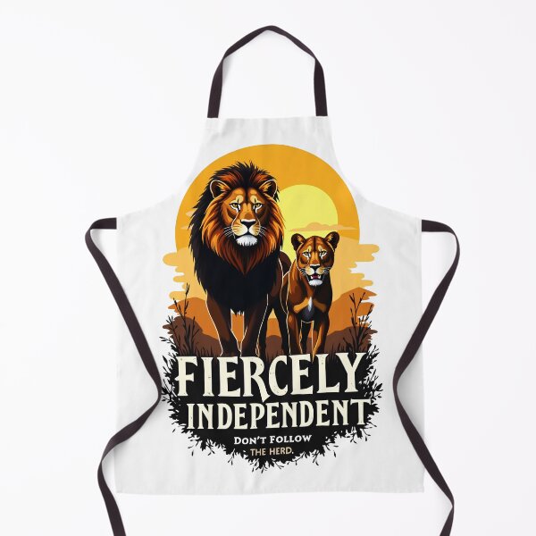 Item preview, Fiercely Independent Lion Lioness Strength Don't Follow Herd designed and sold by PEC-Studio.