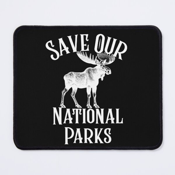 Item preview, Save Our National Parks Moose Icon Design designed and sold by EarthArtDesigns.