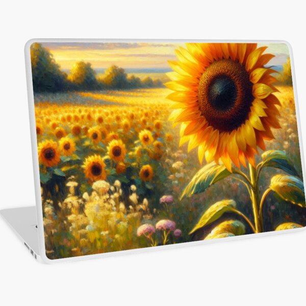Item preview, Radiant Sunflower Majesty — Acrylic Oil Style Floral Canvas designed and sold by MTeesGA.