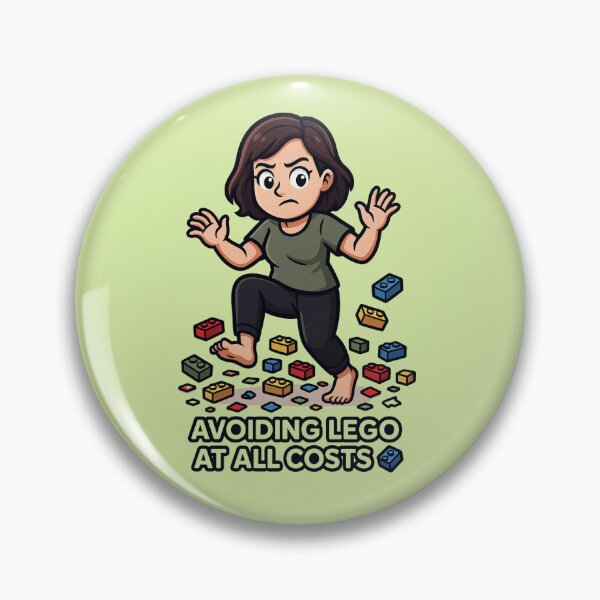 Item preview, Avoiding Lego at All Costs – Mom Survival Mode designed and sold by SilaShop222.