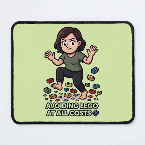 Item preview, Avoiding Lego at All Costs – Mom Survival Mode designed and sold by SilaShop222.