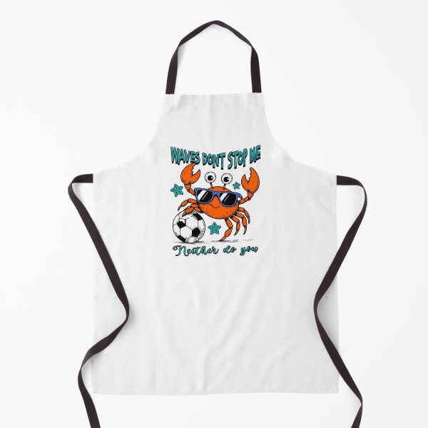 Item preview, Waves dont stop me soccer crab designed and sold by Graffik-Peeps.
