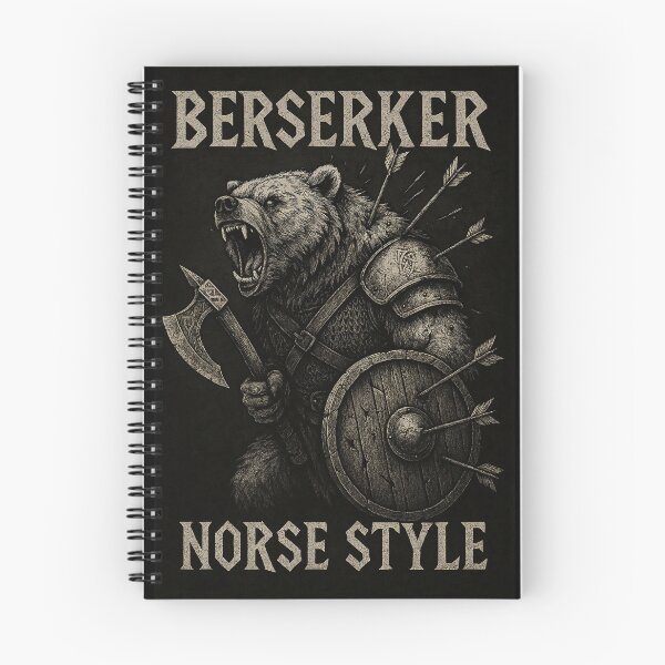Item preview, Berserker Norse Style Monochromatic designed and sold by TomFrontierArt.