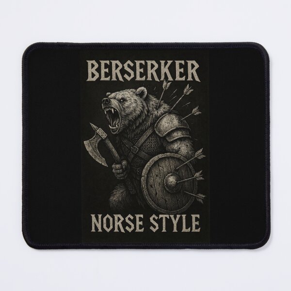 Item preview, Berserker Norse Style Monochromatic designed and sold by TomFrontierArt.