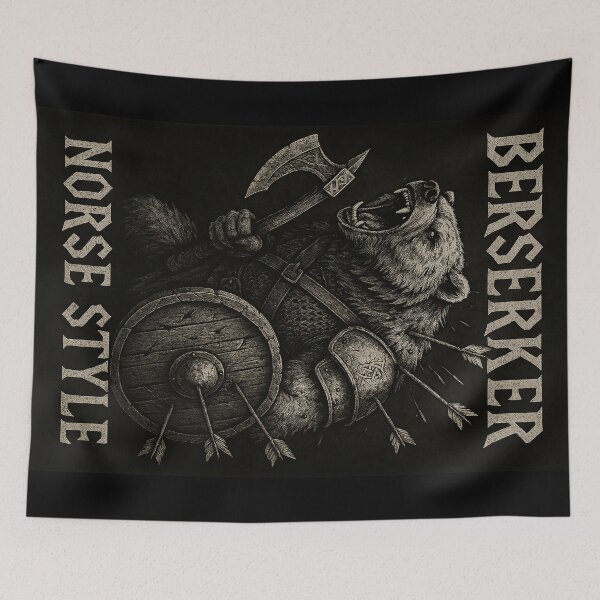 Item preview, Berserker Norse Style Monochromatic designed and sold by TomFrontierArt.