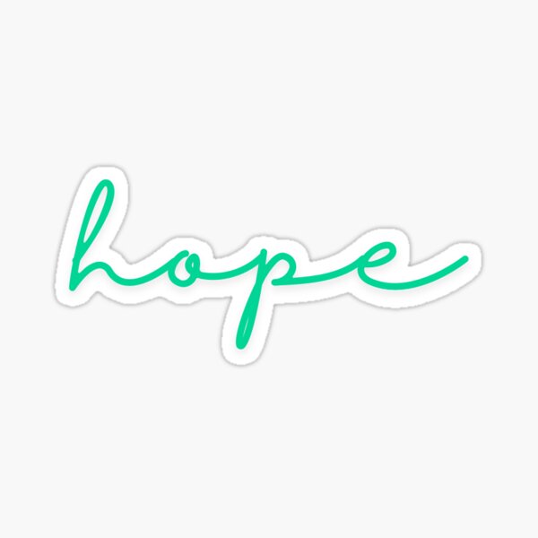 Artikel-Vorschau von Hoffnung Grüne Buchstaben, designt und verkauft von Kayce's Creations.