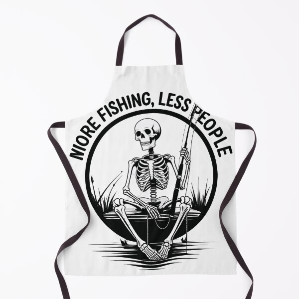 Item preview, Skelton Fishing T Shirt, Humorous Skeleton Tee, Funny Outdoor Shirt designed and sold by fenrirwulf68.