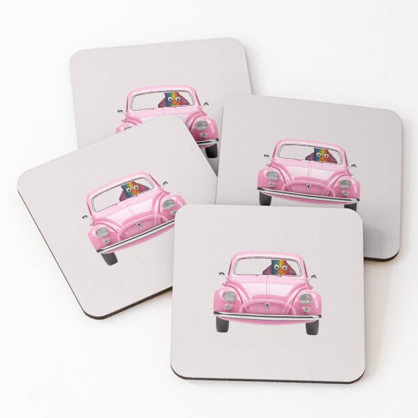 Item preview, Rainbow in a pink car designed and sold by Lauracolleen3.
