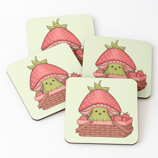 Item preview, Strawberry Mushroom designed and sold by CosmicNCozy.