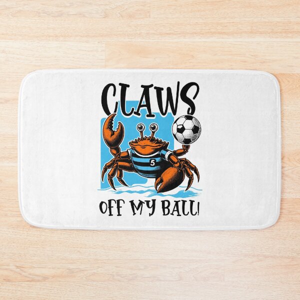 Item preview, Claws off my ball soccer crab designed and sold by Graffik-Peeps.