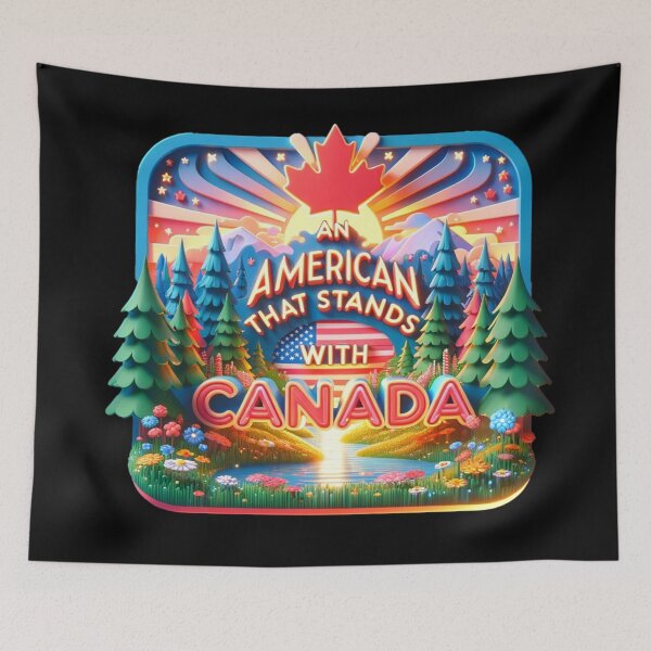 Item preview, An American That Stands with Canada - Enchanted Unity designed and sold by MySheetMusicArt.