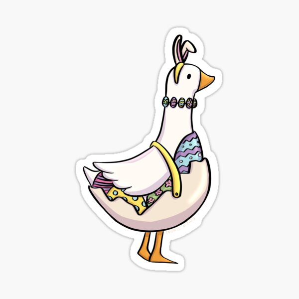Item preview, Seasonal Goose - Easter designed and sold by CosmicNCozy.