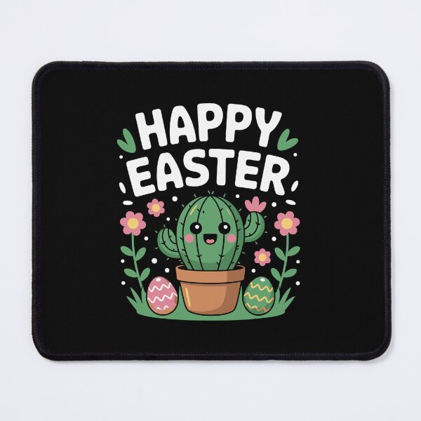Item preview, easter kawaii cactus designed and sold by jkrphoto.