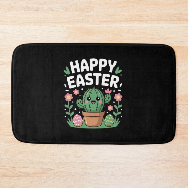 Item preview, easter kawaii cactus designed and sold by jkrphoto.
