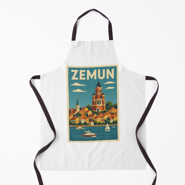 Item preview, Zemun - Retro Travel Poster designed and sold by pantapita.