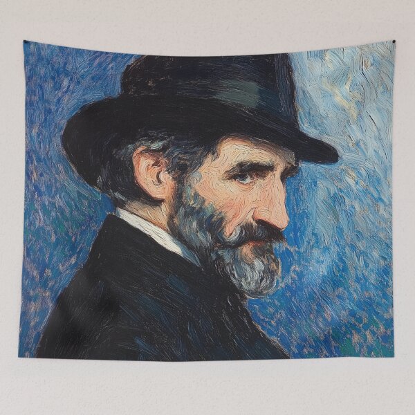 Item preview, Giuseppe Verdi | Post-impressionist painting style designed and sold by ComicsFactory.