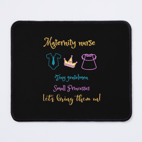 Item preview, Maternity Nurse - let's bring them on! - cute design for ob nurse gift designed and sold by AtushaSpark.