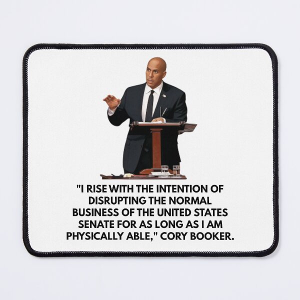 Item preview, Cory Booker Marathon Speech 2025 Makes History designed and sold by gillys.