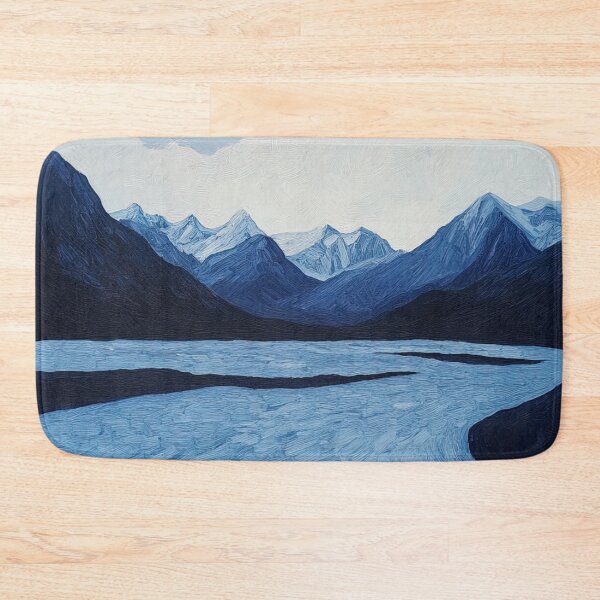 Item preview, Glacier | Post-impressionist painting style designed and sold by ComicsFactory.