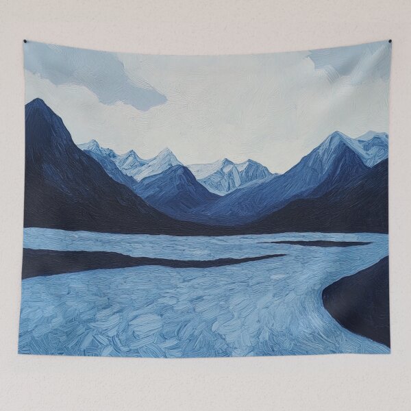 Item preview, Glacier | Post-impressionist painting style designed and sold by ComicsFactory.