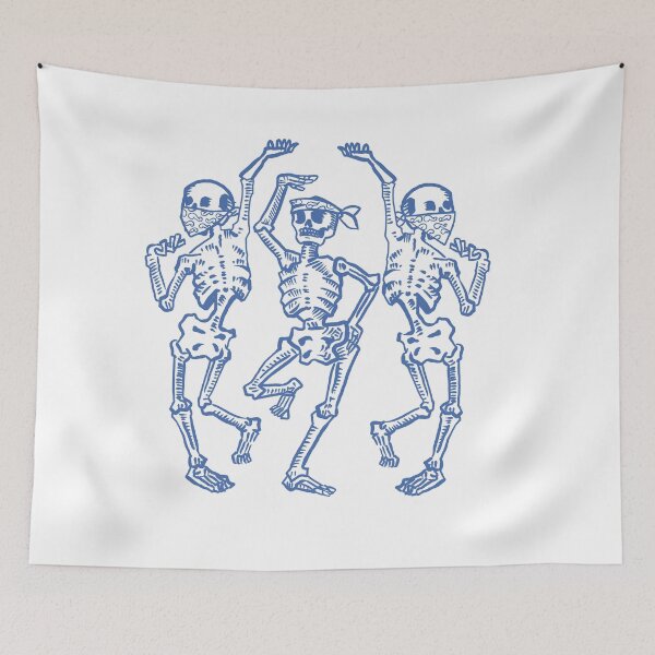 Item preview, Dancing Skulls designed and sold by Isaac-ilustrado.