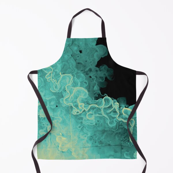 Item preview, Rio Grande River map in forest green designed and sold by DreamingBeetle.