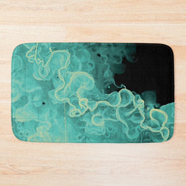 Item preview, Rio Grande River map in forest green designed and sold by DreamingBeetle.