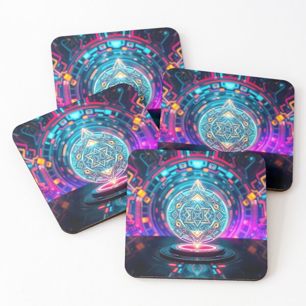 Item preview, Neon Crystal Gateway designed and sold by amidigiart.